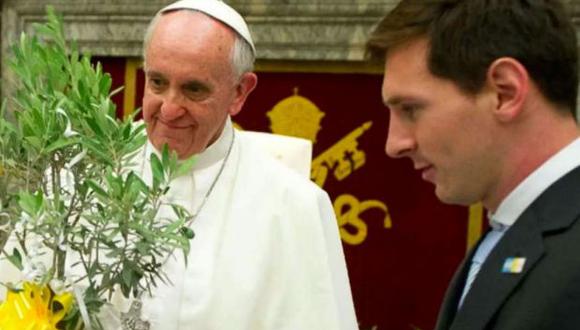 El papa Francisco y Lionel Messi reunidos en 2013. (Foto: Archivo La Nación)