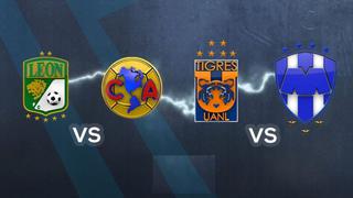 América vs. León y Tigres vs. Monterrey: fecha, horario y canal de las semifinales de la Liga MX