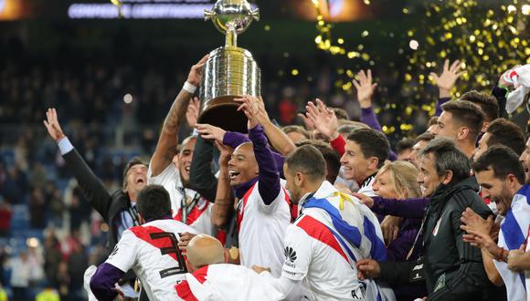 River Plate consiguió su cuarta Copa Libertadores frente a Boca Juniors en el Santiago Bernabéu | Foto: EFE