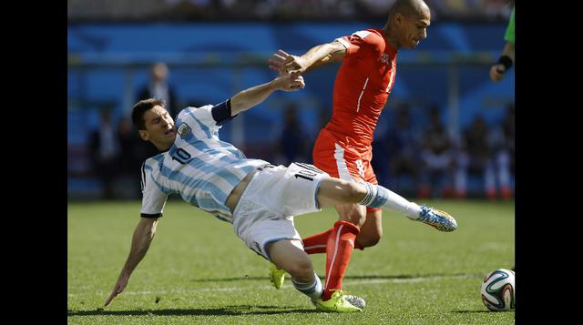 Todos contra Messi: así es la ruda marca de los suizos a Leo - 6