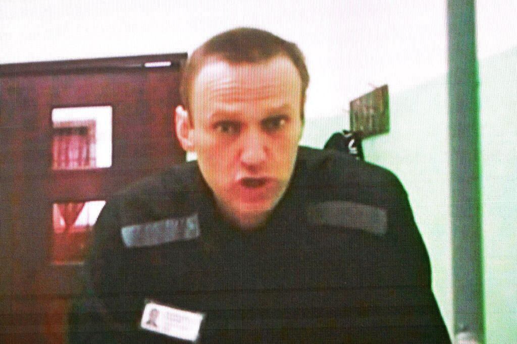 The last images we have of Navalny are from court videos of his arrest.  GET IMAGES).