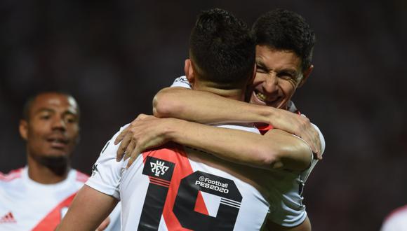 Rafael Santos Borré convirtió el 1-0 | Foto: River Plate