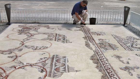 Hallan en Israel mosaico de hace 1.500 años