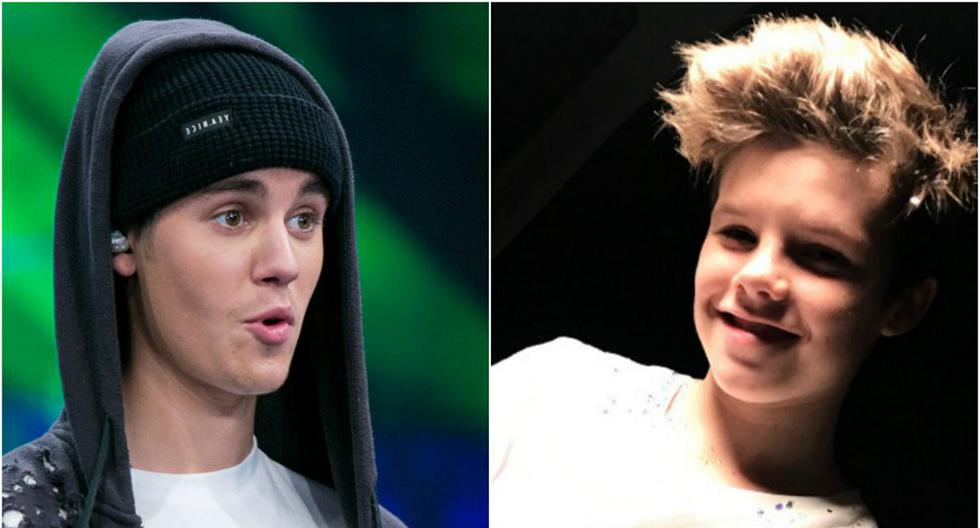 La voz de Justin Bieber se mezcló con la de Cruz Beckham para el single \'Home to mama\'. (Foto: Getty Images/ Twitter)