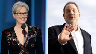 Meryl Streep se pronuncia tras denuncias de acoso sexual contra productor al que llamó "Dios"