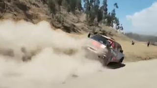 Junín: así fue la aparatosa volcadura de un auto que competía en el ‘Rally de Jauja’ | VIDEO 