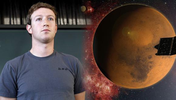 Facebook: Mark Zuckerberg pretende llevar internet a Marte