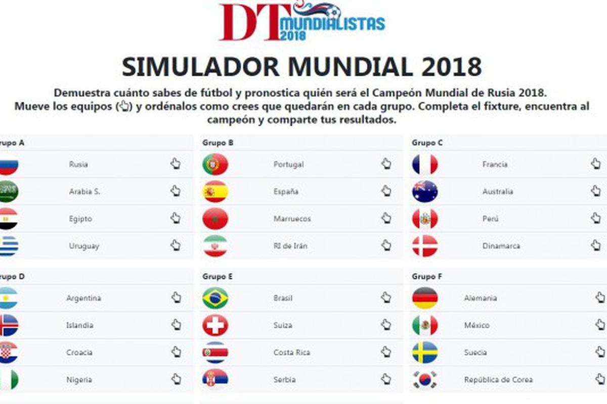 Rusia 2018: qué selección ganará el Mundial fútbol nuestro simulador | MUNDIAL | EL COMERCIO