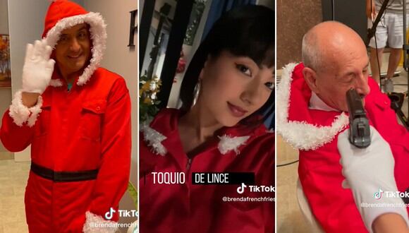 'Toquio de Lince' reveló algunas escenas del detrás de cámaras de 'La casa de Noel'. | FOTO: @brendafrenchfries / TikTok