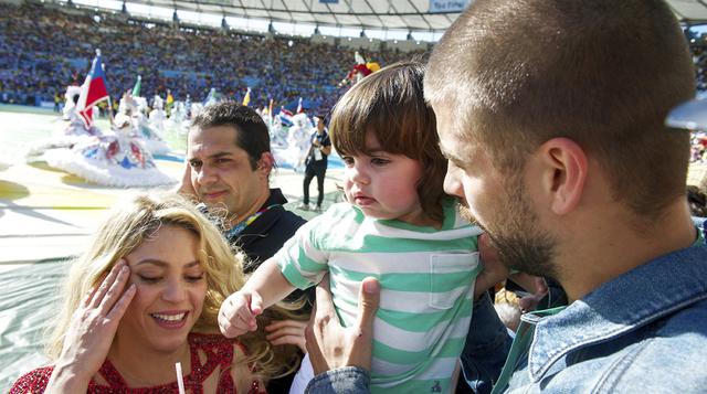 Shakira, Milan y Gerard Piqué acapararon miradas en la clausura - 1