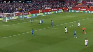 Real Madrid vs. Sevilla: blancos fueron sorprendidos con golazo a tres toques | VIDEO