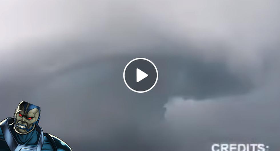 YouTube nos muestra el video en el que un tornado aparece de manera increíble y casi arrasa con la persona que grababa esto. (Foto: captura)