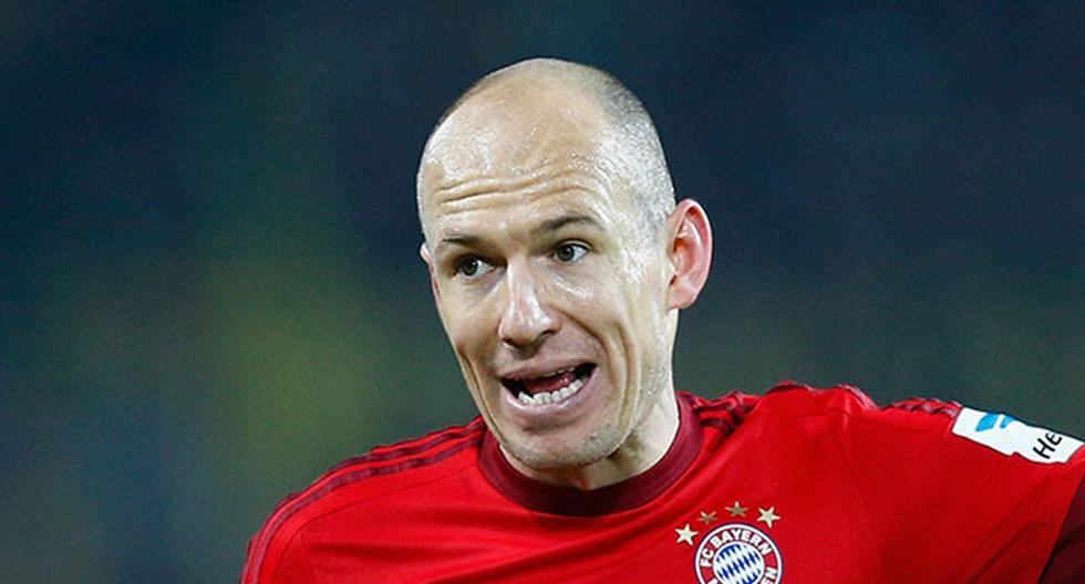 Arjen Robben tiene en duda al Bayern Munich para el duelo contra Benfica por la Champions League. (Foto: Getty Images)