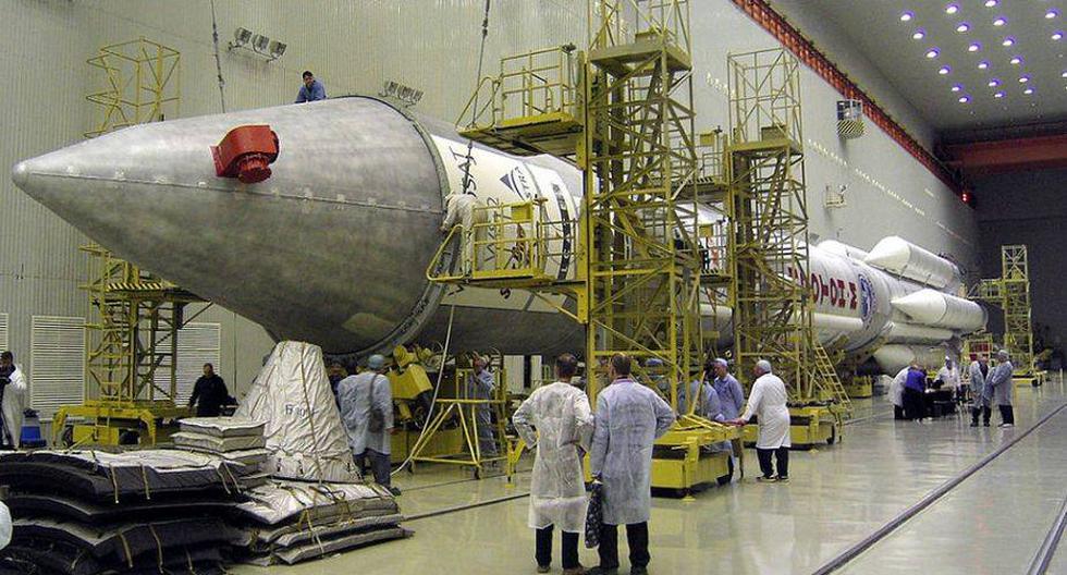 Actualmente Rusia usa una versión del cohete Protón-M mucho más avanzada. (Foto: Wikimedia)