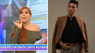 John Kelvin mandó carta notarial a Magaly Medina por decir que fue violento y ella le responde [VIDEO]