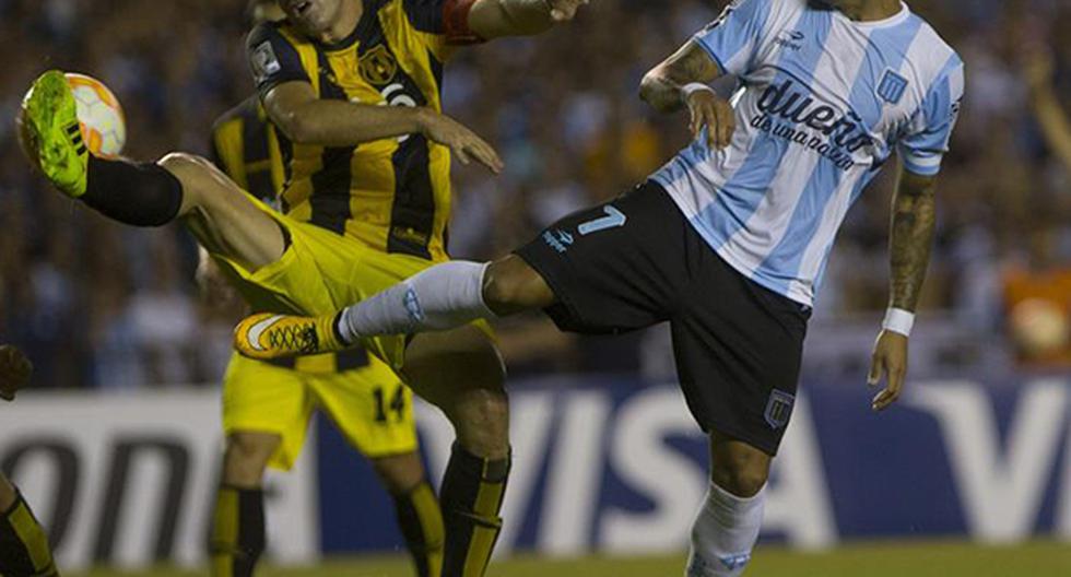 Guaraní vs Racing por la Copa Libertadores. (Foto: EFE)