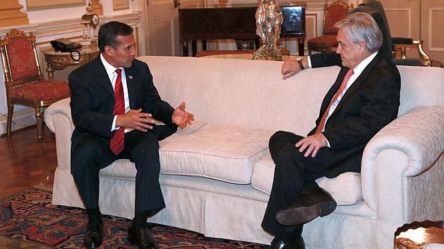 Ollanta Humala se reunió con Sebastián Piñera en Palacio - 1