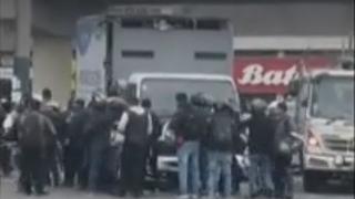 Reportan enfrentamiento entre fiscalizadores y motociclistas en Óvalo Higuereta | VIDEO