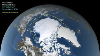 El impresionante video de la NASA que muestra cómo se redujo el hielo en el Ártico