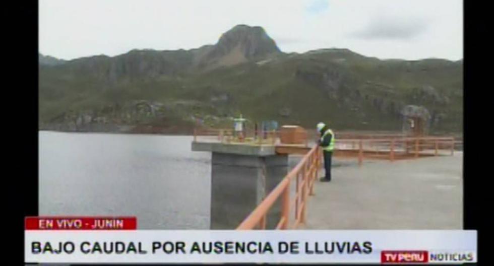 Fenómeno El Niño: bajo caudal del agua afecta a población de Junín. (Foto: TV Perú)