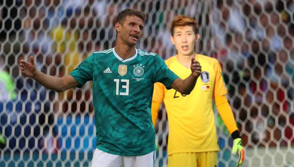 Alemania se fue de manera prematura de la Copa del Mundo después de caer ante Corea del Sur en Kazán. Los goles de los 'Tigres de Asia' llegaron en el descuento: Kim Young-Gwon y Son Heung-Min. (Foto: AFP)