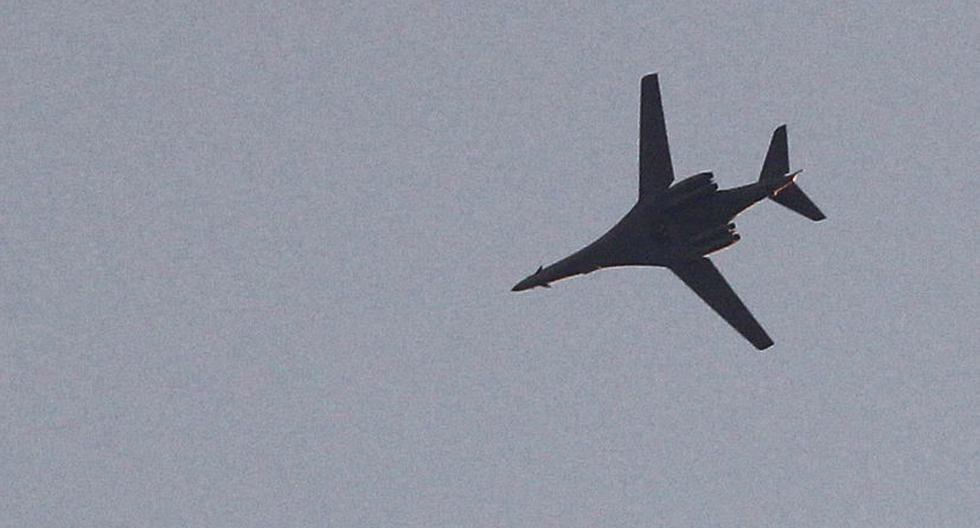 Un B1-B bomber de EEUU (USA) sobrevuela Siria. (Foto: Getty Images) 