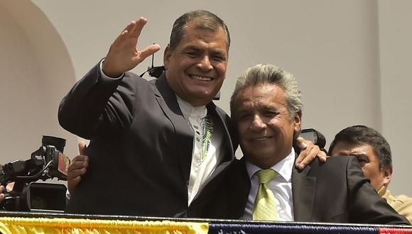 Moreno pide investigar supuesta entrega de dinero de las FARC a Rafael Correa. (Foto: AFP)