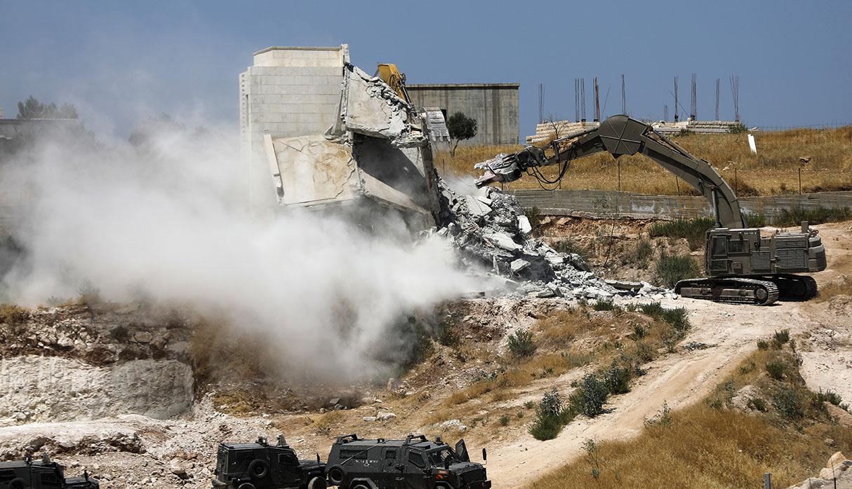 Diversos edificios considerados como ilegales fueron destruidos en Jerusalén. (Foto: AFP)