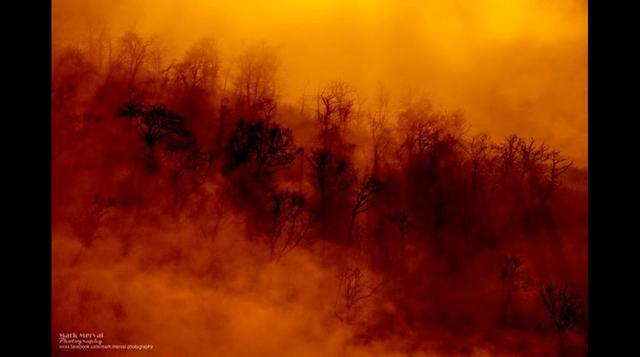Fotógrafo captura 'ciudad apocalíptica' cubierta por niebla - 3