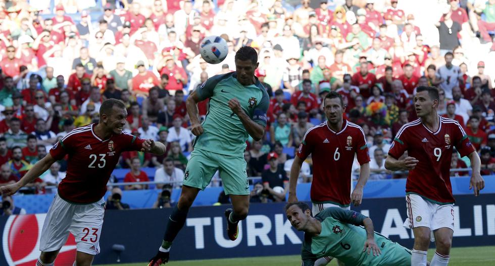 Con Cristiano Ronaldo, Portugal igualó con Hungría por la Eurocopa 2016. (Foto: EFE)