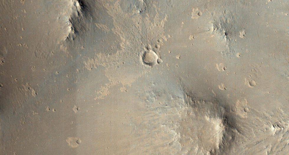 Una foto de un paisaje marciano. (Foto: Mars Reconnaissance Orbiter/NASA)