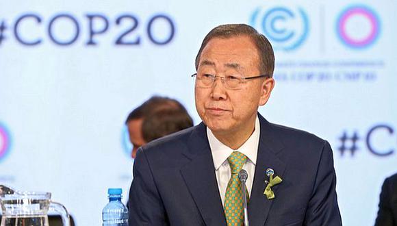 Ban Ki-Moon: "Escribamos una nueva historia para el planeta"