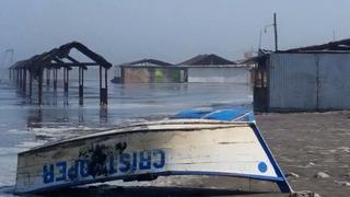 Oleaje anómalo en Trujillo: vecinos reportan que el mar llega hasta sus casas