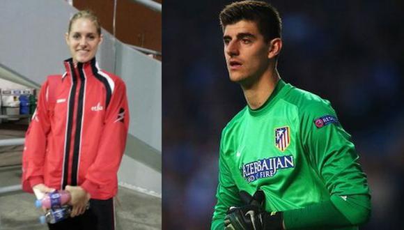 Hermana voleibolista del portero Thibaut Courtois está en Lima