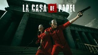 Una pareja se inspira en “La Casa de Papel” para su sesión de fotos de boda y el resultado se vuelve viral