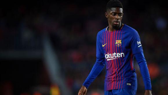 Nuevamente Ousmane Dembélé queda al margen del Barcelona por una lesión. Hace poco había superado una fuerte dolencia en los isquiotibiales que lo desafectó por casi cuatro meses. (Foto: AFP)