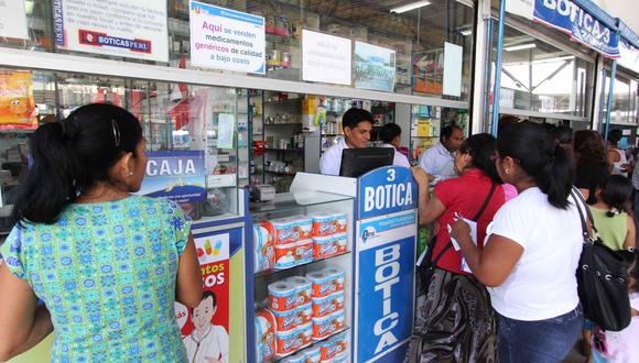 Minsa informó que se va a crear una lista de 40 medicamentos para enfermedades más comunes que deben estar disponibles en farmacias y boticas. (Foto: Andina)