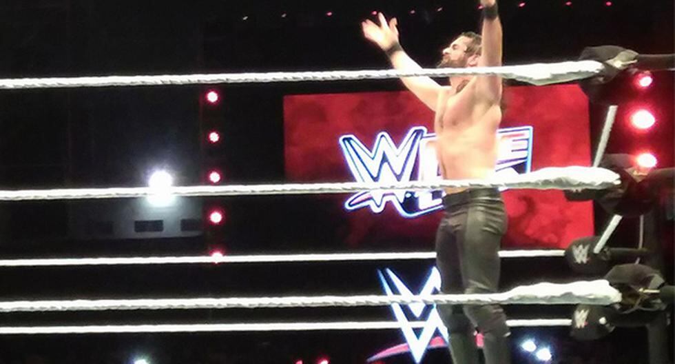Seth Rollins cerró WWE Live Lima de manera formidable. (Foto: Perú.com)