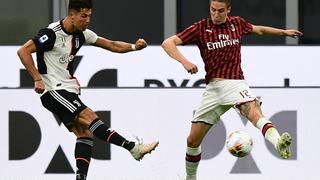 Juventus vs Milan: el gran remate de Cristiano Ronaldo que casi termina en gol | VÍDEO