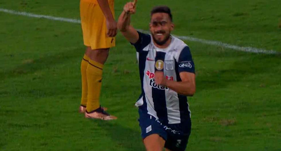 Santiago García convirtió su primer gol con Alianza Lima. Fuente: Liga 1 MAX