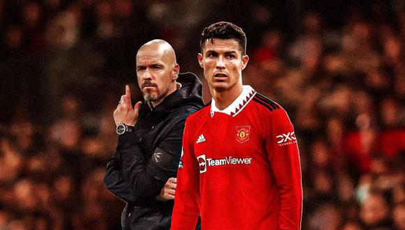 Erik ten Hag se refirió a la continuidad de Cristiano Ronaldo en Manchester United. (Foto: Difusión)