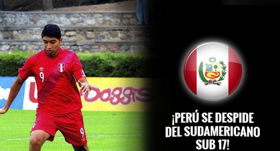 Perú es eliminado del Sudamericano Sub 17. (Foto: La Nueve)