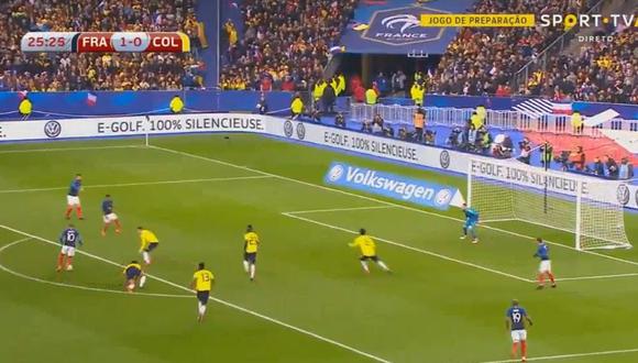 Colombia vs. Francia: el golazo de Lemar tras pase de Mbappé | VIDEO
