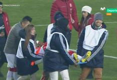 Perú vs. Paraguay:Christofer Gonzales causó preocupación entre los jugadores tras salir en camilla | VIDEO