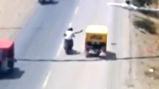 Piura: sicarios matan a padre frente a su hijo tras interceptarlo en mototaxi | VIDEO