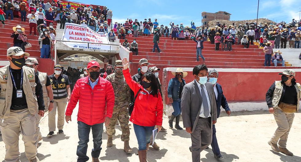 Gremios esperan que el Ejecutivo no ejecute el cierre de cuatro mineras en Ayacucho, anunciado por Mirtha Vásquez. (Foto: PCM)