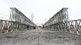 Cañete: MTC reabre el tránsito en el puente Clarita [FOTOS]
