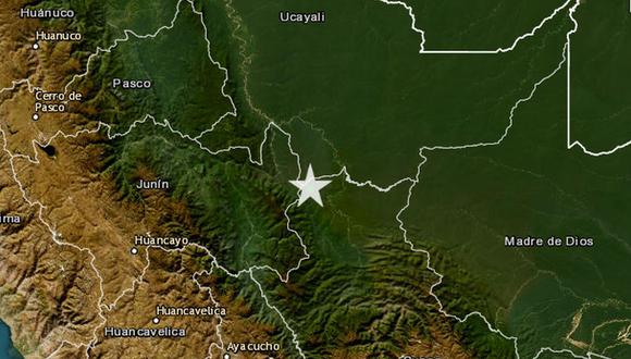 El temblor tuvo su epicentro a 91 kilómetros al sureste de la ciudad de Atalaya, en la provincia del mismo nombre | Imagen: IGP