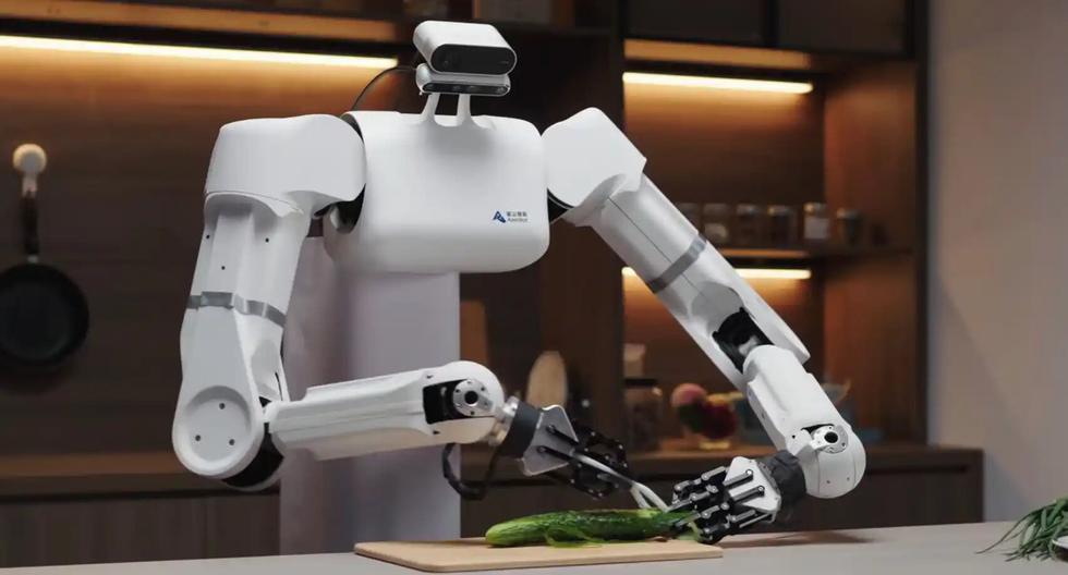 China's veelzijdige mensachtige robot: kookt, maakt schoon en danst