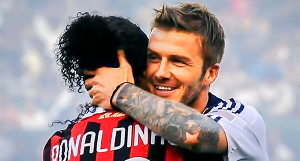 Ronaldinho Gaucho y David Beckham son grandes amigos (Foto: Facebook Ronaldinho Gaucho)